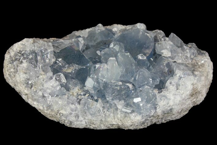 Sky Blue Celestine (Celestite) Crystal Cluster - Madagascar #139415